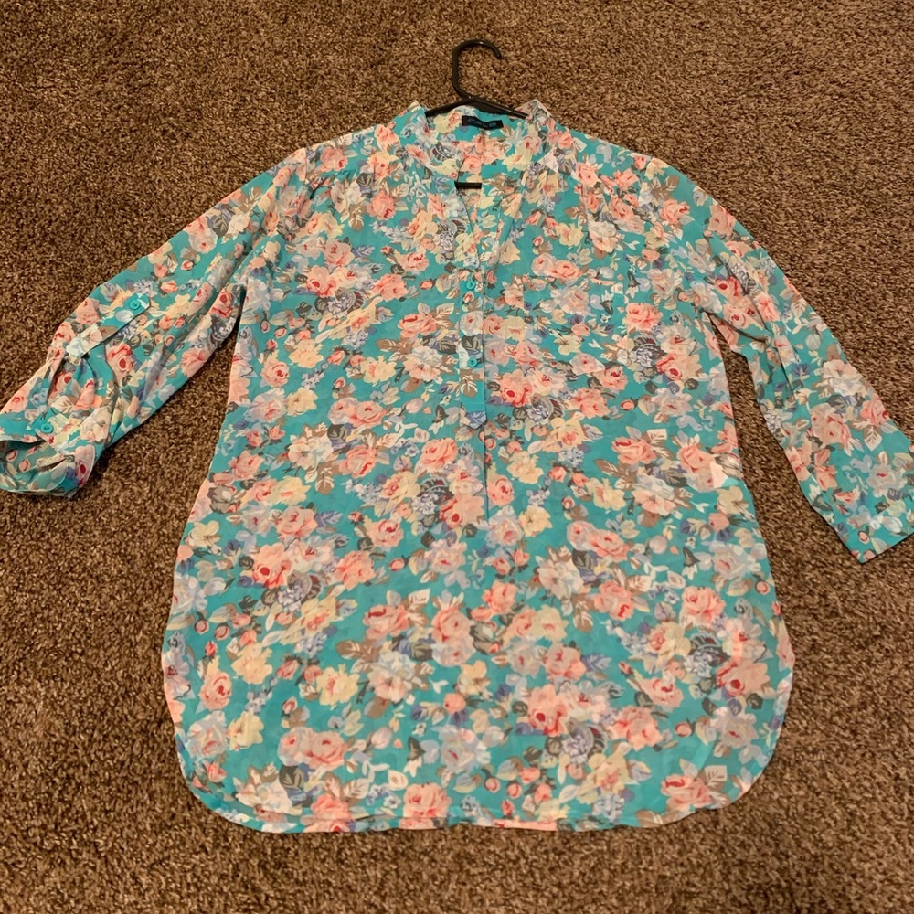WOMENS FLORAL BLOUSE